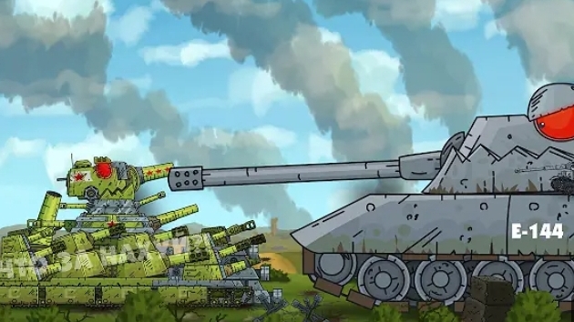 Тест танка Е-100! - Мультики про танки смотреть онлайн