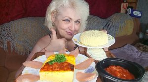 Мукбанг НЕОЖИДАННОЕ Нападение! СЫР Всему ГОЛОВА! Блюдо из ДЕТСТВА!