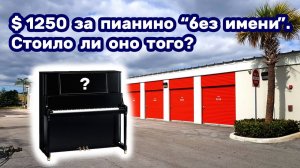 АУКЦИОН КОНТЕЙНЕРОВ В США / Купили пианино «без имени» за $1250. Был смысл?