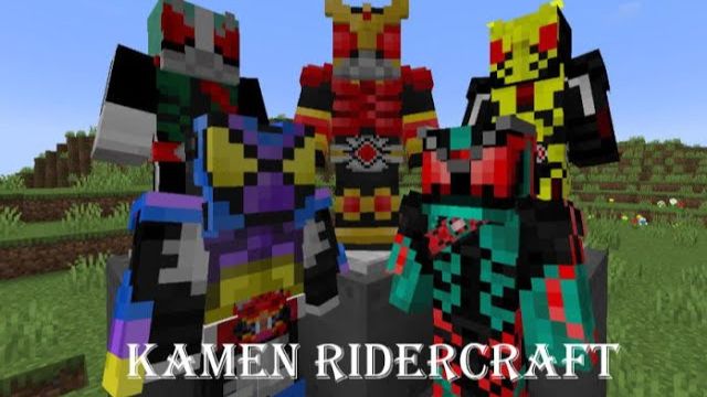 Краткий Обзор мода Kamen Ridercraft