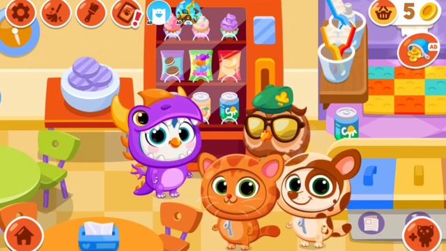 my series about bubbu school episode 5 "BIG TEST IN ALL SUBJECTS" (с русскими субтитрами) смотреть онлайн