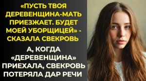 📚«Позвони своей деревенщине-матери. Мне нужна уборщица» – заявила наглая свекровь.📚 Истории из жизни