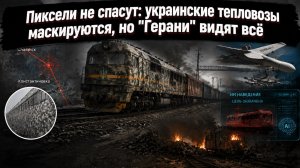 Камуфляж отчаяния: зачем Киев раскрасил локомотивы в «пиксель», и почему это не поможет