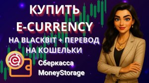 Биржа BlackBit: Покупка E-Currency и Перевод в Сберкассу Шаг за Шагом