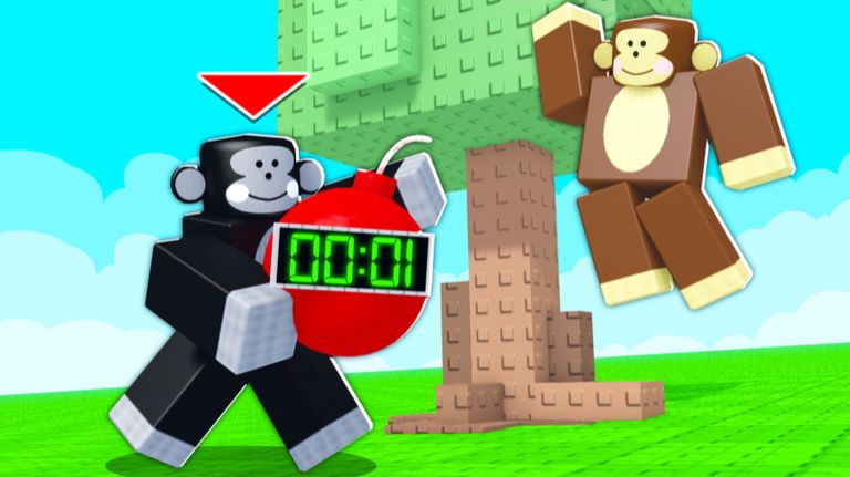 играю в тег бомбы обезьяны