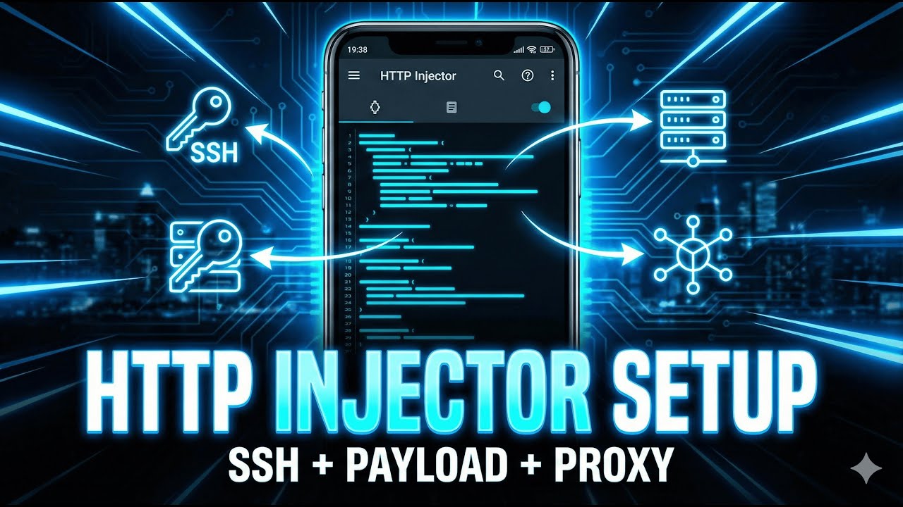Android HTTP Injector / SSH + Payload + Proxy смотреть онлайн