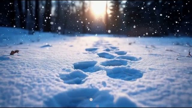 Звуки шагов на снегу
