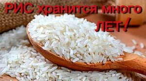Как хранить рис. Так рис хранится долго!
