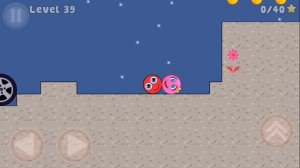 Новый КРАСНЫЙ ШАР #15. 38-39 УРОВНИ.  Мультик ИГРА New Red Ball 2