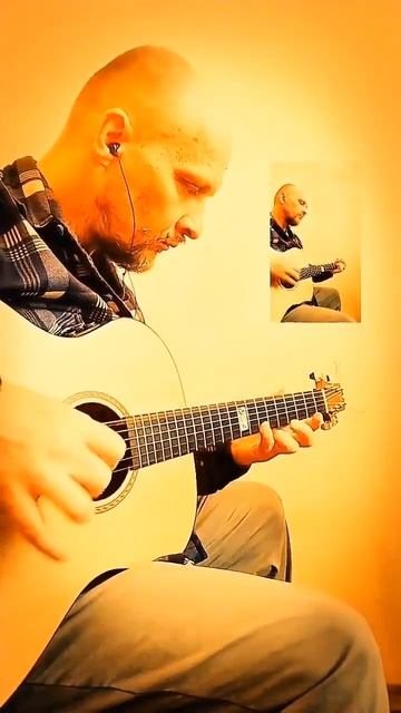 Фрагмент пьесы для гитары - Guitar piece fragment смотреть онлайн