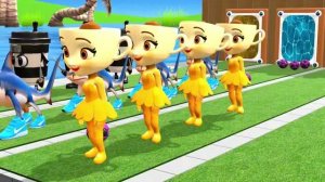 МУЛЬТИКИ ПРО ЖИВОТНЫХ Корова Слон Горилла Бегемот Тигр 3D ИГРА 🎮 Смешные видео для детей