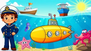 Морские серии - Мультики для детей - Познавательный мультфильм про море и корабли
