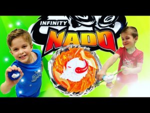 Сравниваем САМЫЕ новые ИНФИНИТИ НАДО: Крылья Ареса VS Огненный Палаш! Infinity Nado // KiFill boys