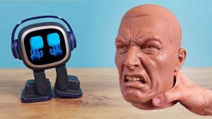 Что если показать роботу Emo странные предметы