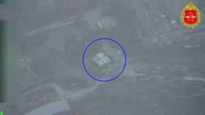 Поражение хранилища ГСМ в Панютино с применением БПЛА «Герань»