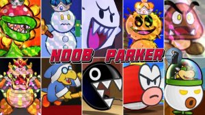 Paper Mario Sticker Star - Все Боссы