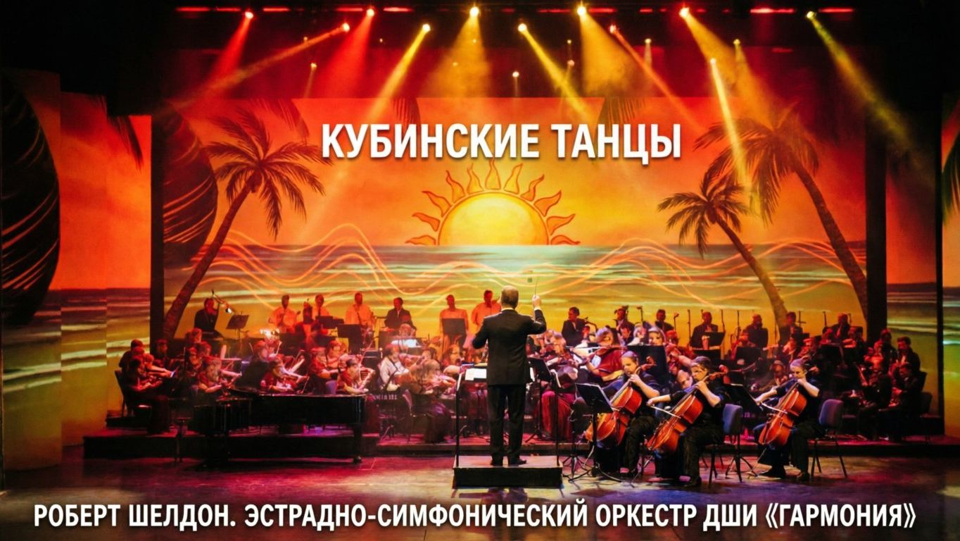 «Кубинские танцы» в исполнении Эстрадно-симфонического оркестра «Гармонии». Огненно и мощно 🎺🔥