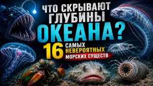 Что скрывают глубины океана? 16 самых невероятных морских существ.