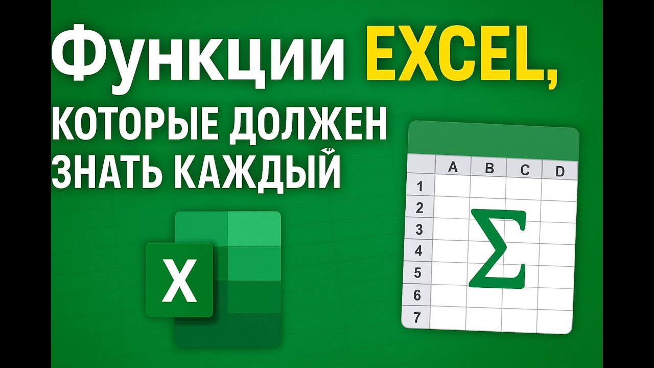 Функции EXCEL которые должен знать каждый смотреть онлайн
