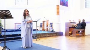 Александра Конева исполняет «Аве Мария» Масканьи. Орган — Олеся Кравченко