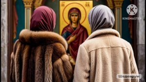 ДВЕ ЖЕНЩИНЫ СТОЯЛИ У ИКОНЫ...