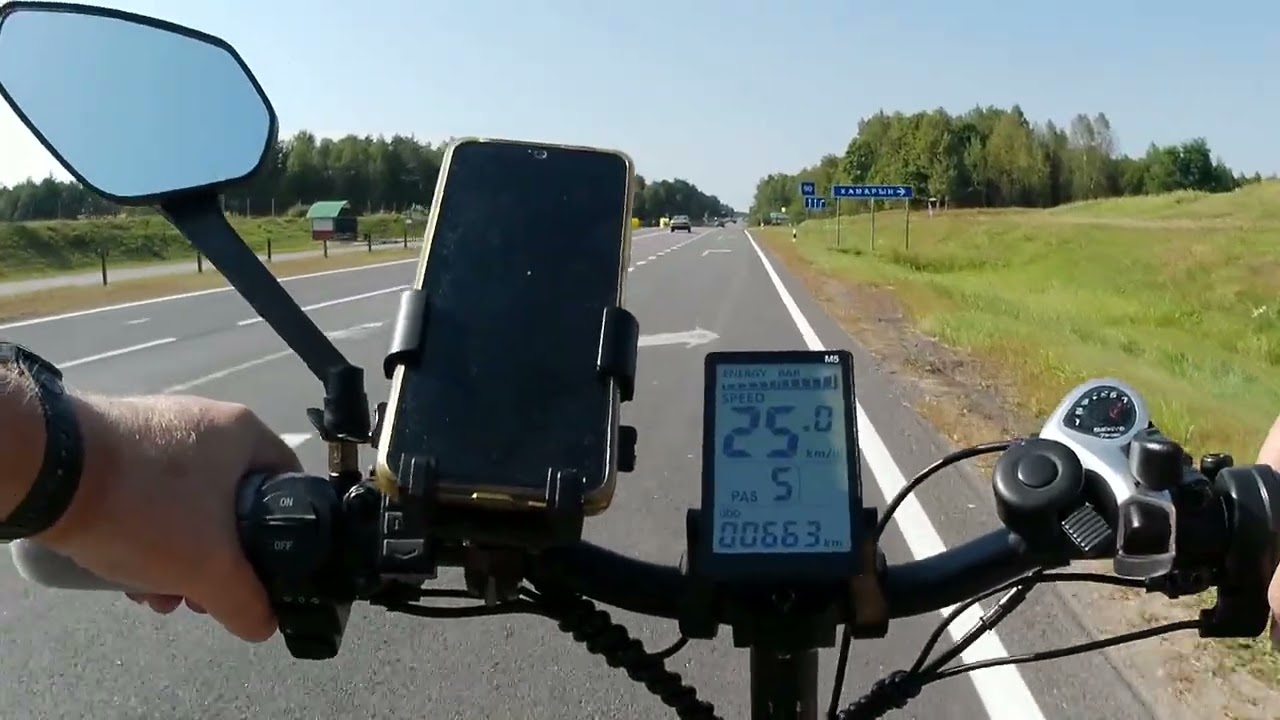 Путешествие на электровелосипеде WENBOX F11 PRO