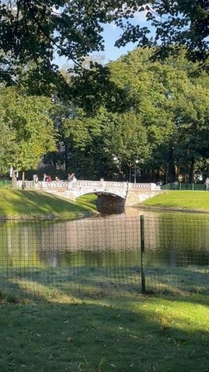 Умиротворение Михайловского сада в Санкт-Петербурге