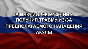 В Нью-Йорке мужчина получил травму из-за предполагаемого нападения акулы