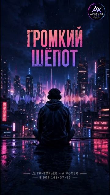 Молодость — это Громкий шёпот | WE DON'T STOP (Премьера трека 2026) - AIVOXER