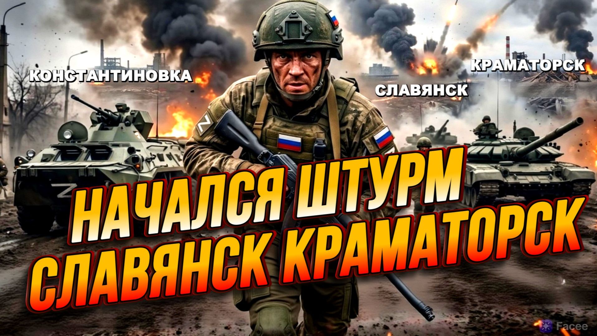 ШТУРМ СЛАВЯНСКА И КРАМАТОРСКА. КОНСТАНТИНОВКА РОССИЯ / ТАМИР ШЕЙХ новости сводки смотреть онлайн