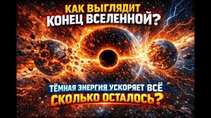 Как выглядит конец Вселенной? Тёмная энергия ускоряет всё — сколько осталось