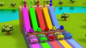 МУЛЬТИКИ ПРО ЖИВОТНЫХ Веселая игра большая горка с препятствиями 3D 🐘🦁