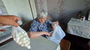 Получил муж пенсию купили продукты +35 В ТЕНИ Планово отключили Электричество на весь день СПАСАЕМСЯ