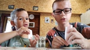 Пробуем маршмеллоу 🍡!!! Подпишись!!!