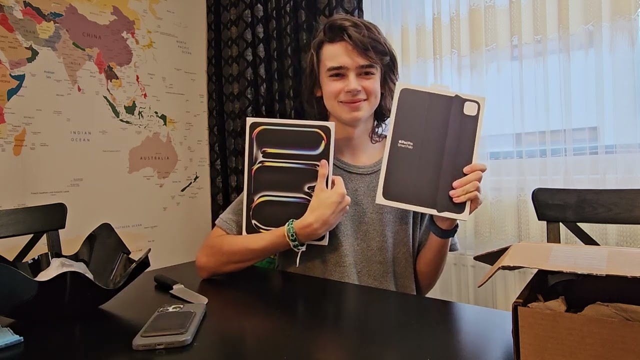 Распаковка Ipad Pro M5 2025