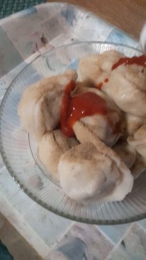 на ужин пельмени