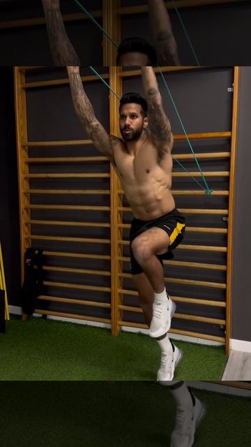 SL pogo + core stability Пого с удержанием резины над головой