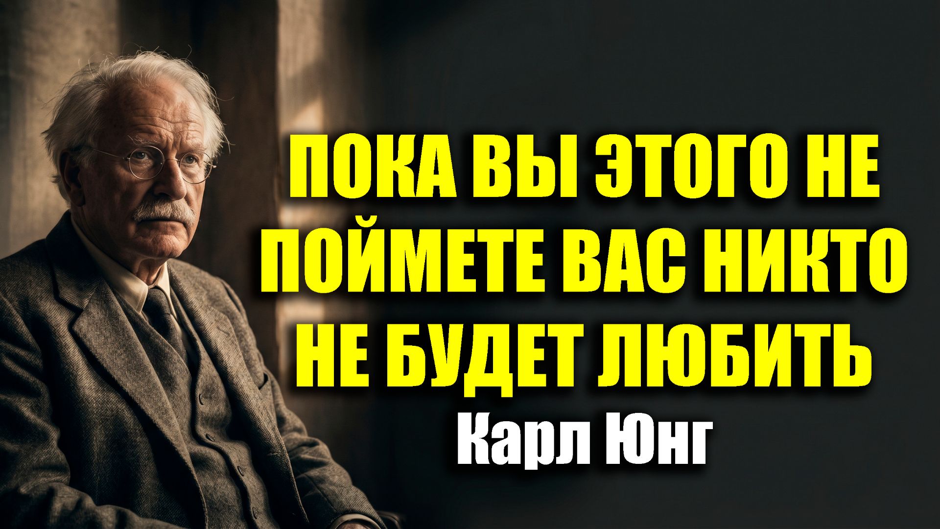 ЧТО НУЖНО ПОНЯТЬ ЧТОБЫ ВАС ПОЛЮБИЛИ! | Карл Юнг. смотреть онлайн