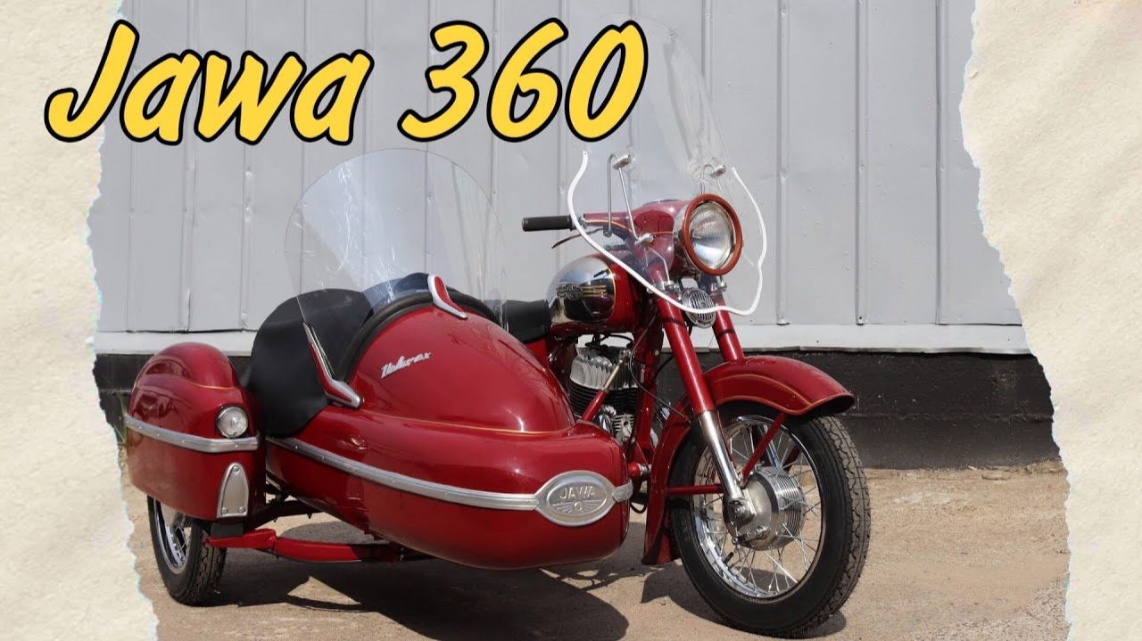 Пуск дедушки Ява 360 (двигатель Jawa 360) смотреть онлайн