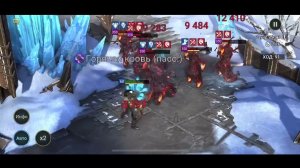 Ледяной Голем 10 хард Артак соло #plariumraidshadowlegends #raid