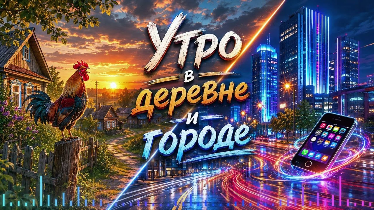 Утро в деревне и городе (песня Дениса Дащенко) смотреть онлайн