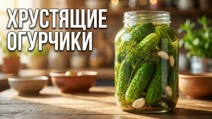 Хрустящие маринованные огурцы на зиму без стерилизации: двойной заливкой и специями.