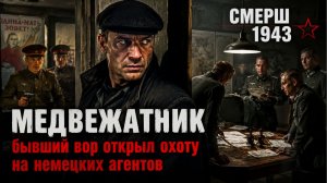МЕДВЕЖАТНИК — бывший вор открыл охоту на немецких агентов | СМЕРШ 1943