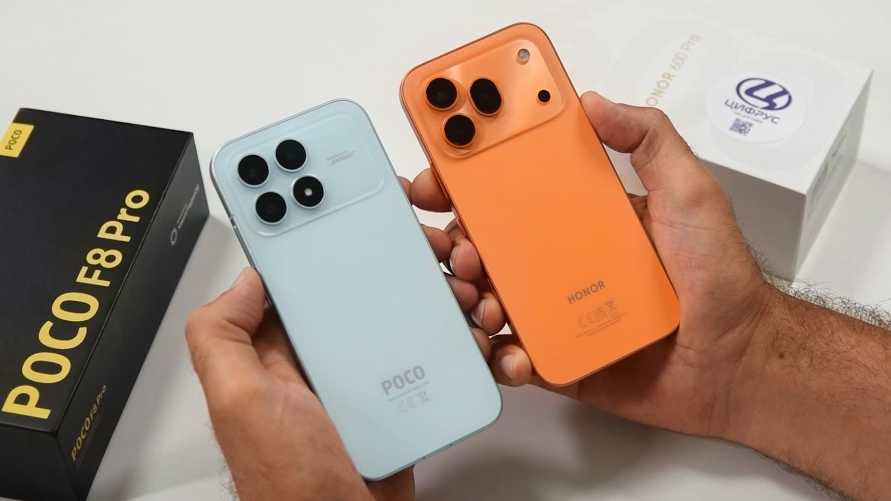 HONOR 600 Pro против POCO F8 Pro / Арстайл / смотреть онлайн