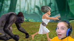 НАПАДЕНИЕ ГОРИЛЛЫ на МИСС ТИ Злая Учительница Scary Teacher 3D