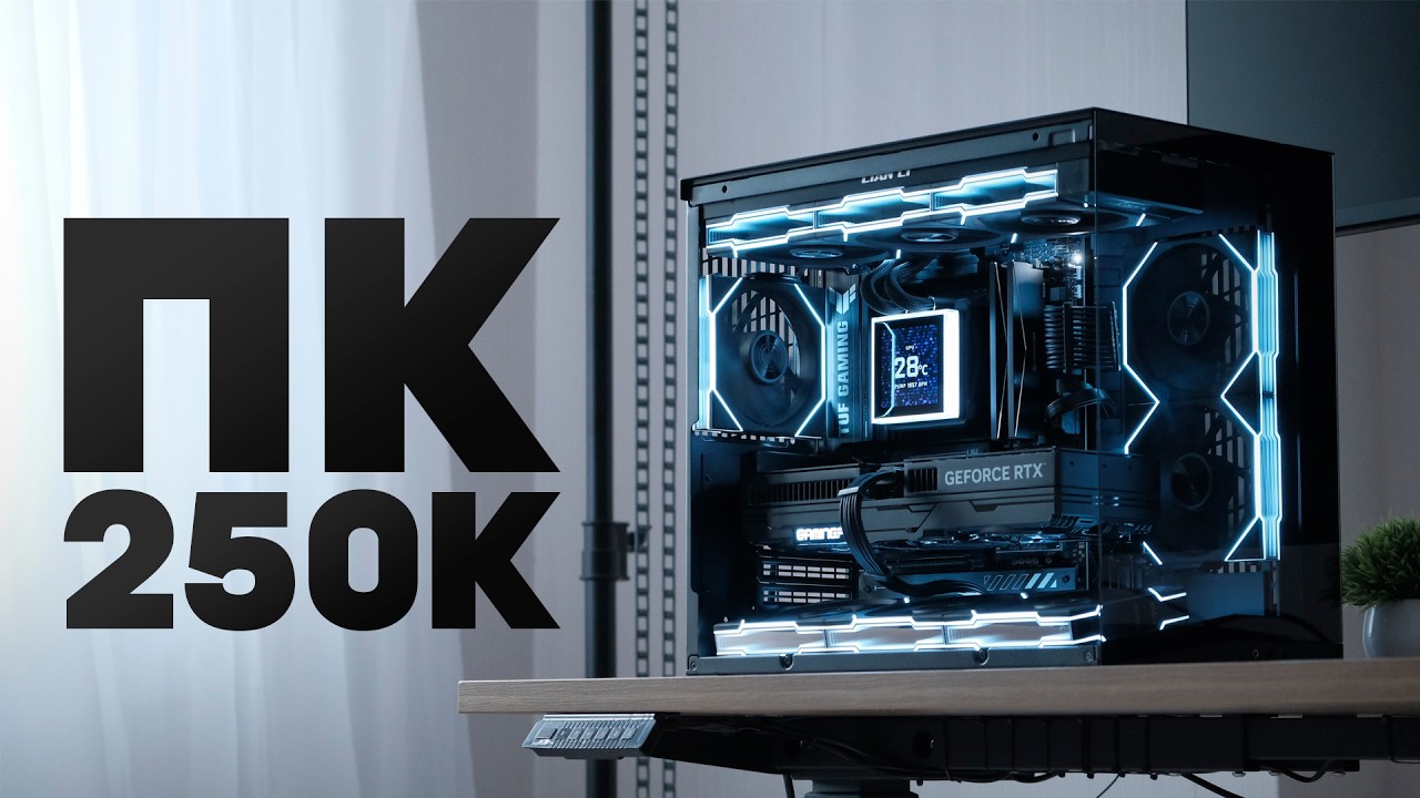 Красивый ПК с RTX 5070 Ti за 250к в корпусе LIAN LI O11 Dynamic MINI V2