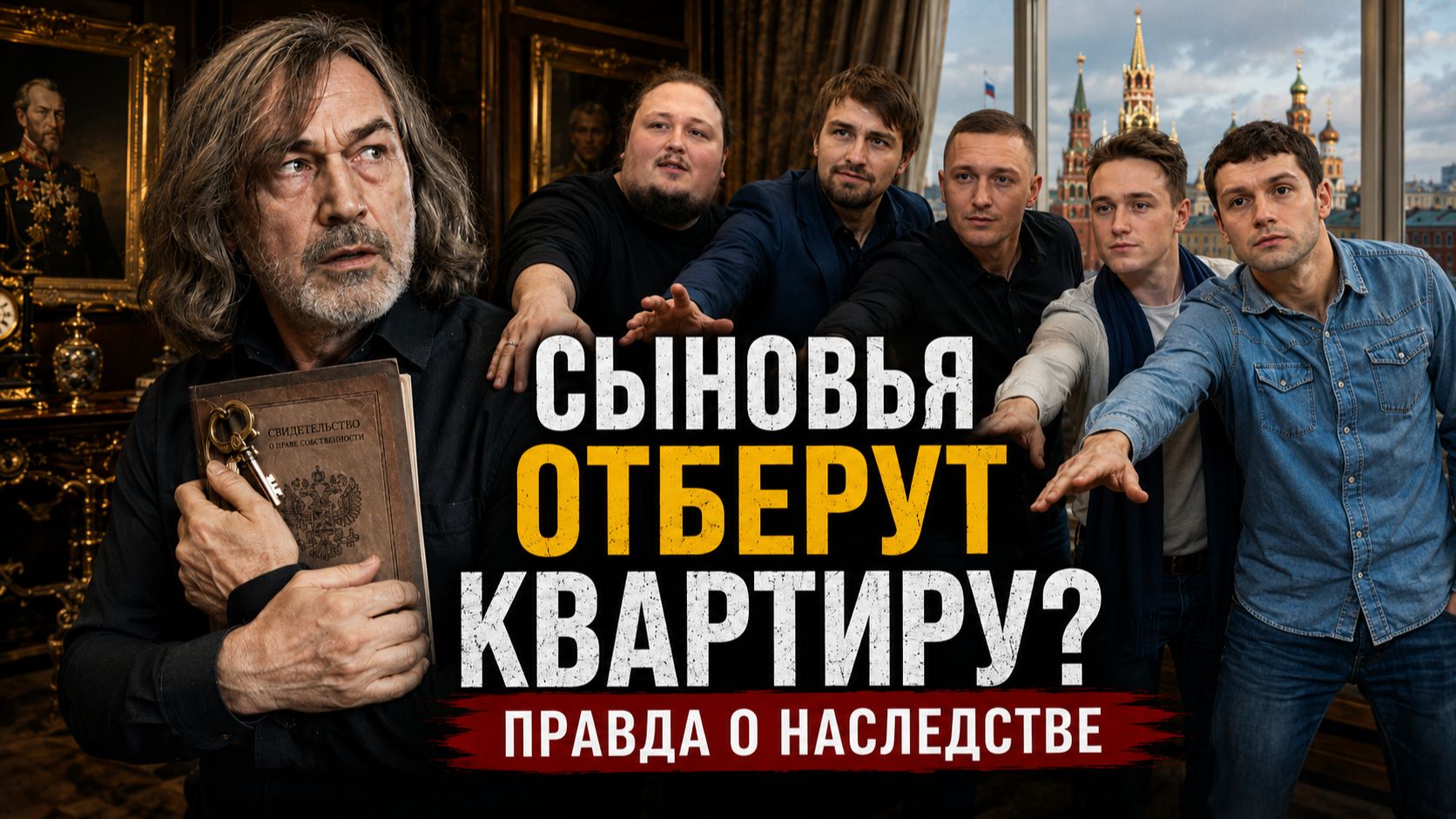 Никас Сафронов боится, что сыновья отберут квартиру! Правда о сыновьях и наследстве