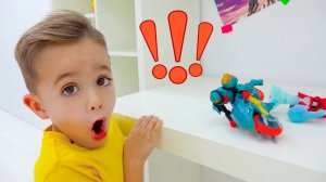 Влад и Ники Приключения с игрушками Хи-мэн