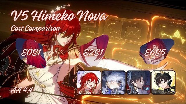 Honkai: Star Rail 4.4 Химеко: Нова: сравнение Э0/Э2/Э6 в Арбитраже Аномалий смотреть онлайн
