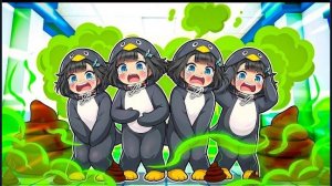 ГУГУГАГА ПИНГВИН СБЕГАЕТ ИЗ ШКОЛЫ- ОНА НАВАЛИЛА В ШТАНЫ #roblox